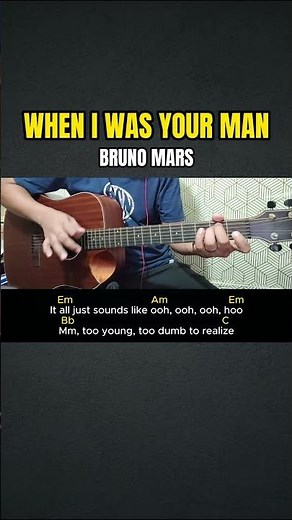 When I Was Your Man - Bruno Mars | Easy Guitar Tutorial