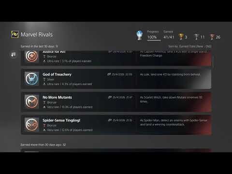 MARVEL RIVALS PLATINUM TROPHY GUIDE (TIPS AND TRICKS)