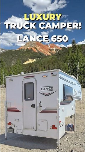 Top Of The Line Truck Camper! 2021 Lance 650. #camping #rvlife #rv #outdoors #colorado #camper