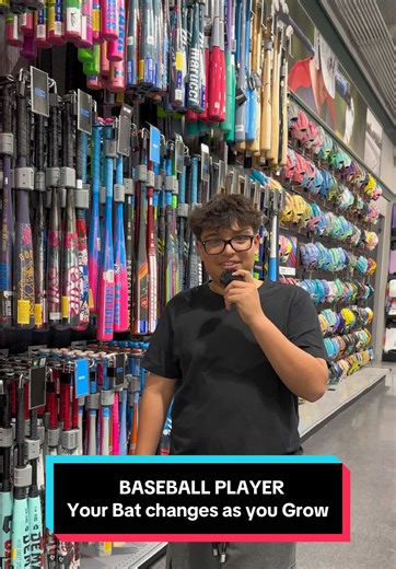 As You Grow, Your Bat Has to Grow Too ⚾ #Baseball #Baseballplayer #baseballlife #baseballtiktoks #beisbolista