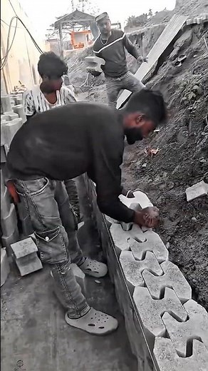 Interlocking Block Installation Work Tool Retaining Wall System #worktool