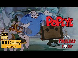 POPEYE THE SAILOR MAN: Aladdin and His Wonderful Lamp (1939) [4K HDR Dolby Vision Remastered]