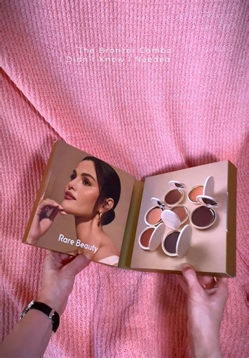 Unboxing my @Rare Beauty PR box 🤎✨ featuring the new powder bronzer 🥹🤎🤎 And this powder/cream bronzer combo??? I didn’t know I needed it until now 😍 Inside the box: – Rare Beauty NEW Powder Bronzer – The softest Bronzer Brush – Cream Bronzer for that seamless glow – Liquid Contour to add definition The textures, the blend, the finish… everything is giving effortless, natural glam ✨ Can’t wait to play with these and show you the full look 🤎 #rarebeauty #rarebeautybronzer #rarebeautyproducts