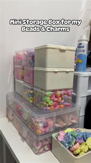 Mini Storage Box for Beads and Charms Organization