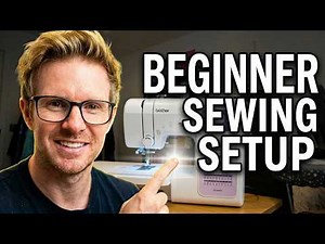 Sewing Machine For Beginners | How To Set Up A Sewing Machine | Threading, Bobbin, First Seam