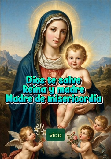 Dios te salve, Reina y Madre de misericordia…” ✨ Una oración que ha acompañado a generaciones de cristianos se convierte en un canto de amor y confianza a la Virgen María. En nuestras noches, en nuestras luchas y en nuestras alegrías, ella nos toma de la mano y siempre nos conduce hacia su Hijo Jesús. 🙏 Madre de misericordia, vida, dulzura y esperanza nuestra, guíanos en el camino hacia Cristo. #VirgenMaría #SalveRegina #catolicos #FeCatólica #OraciónCatólica