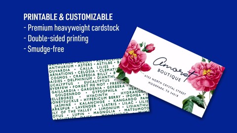 Avery Clean Edge Business Cards, 2" x 3.5", White, 200 (5871)