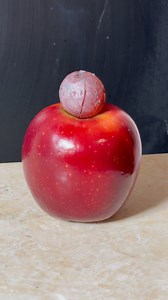 Fire Ball vs Apple 🍎🍎🥵🥵😬 #fireball #apple #asmrsounds #satisfying #experience #experiment | Fire Ball Experiments