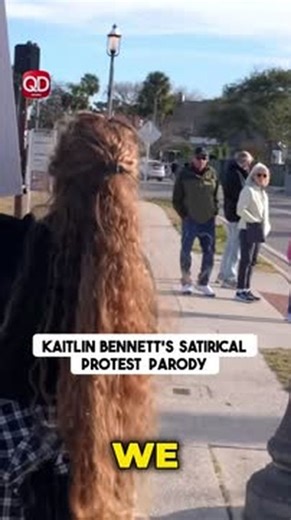 Quickdiplomat on Instagram: "This St. Augustine footage is absolutely wild! 🤯 The street interviews from Kaitlin Bennett hit different—the sheer audacity of flipping the script with lines like We love these criminal aliens is pure, uncut satire. People are calling this one of her hottest moments yet, so hot in fact, that reports are flying around suggesting Park Rangers had to intervene with a federal charge after the pushback got *intense*. Did this performance expose a funny double standard,