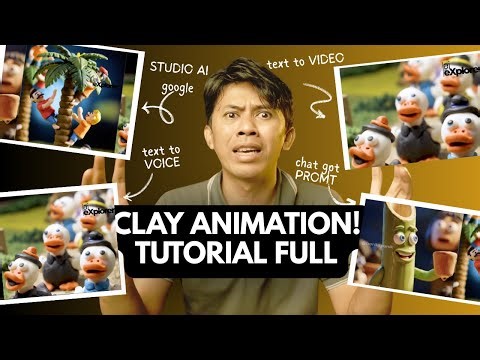 Cara Membuat Clay Animation Kartun Viral Step by Step, Full Tutorial #ClayAnimation #TutorialAnimasi