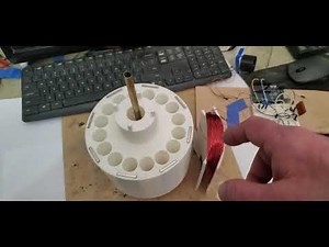 New permanent magnet Brushless DC pulse motor test bed, Grok approves.