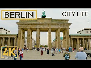Discovering the City Life & Landmarks of BERLIN, Germany in 4K | Traveling Around Europe - Part #6
