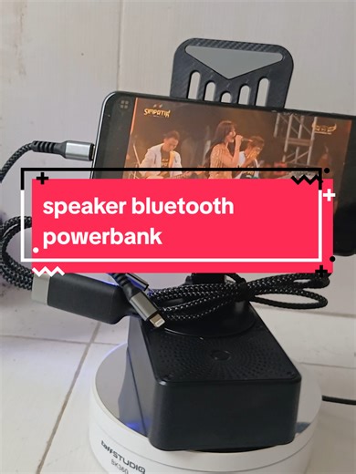Multifunctional Bluetooth Speaker Powerbank with Phone Holder