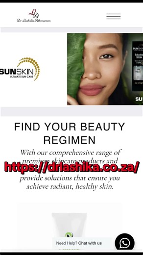 Order your favourite skincare products from our online store! www.drlashika.co.za