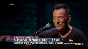 Bruce Springsteen: 'I am not completely well myself'