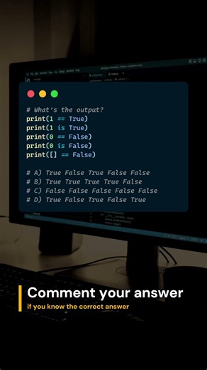 Python Equality vs Identity: Can You Guess the Output? 🔍