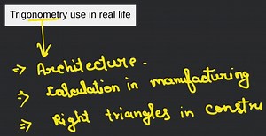 Trigonometry use in real life... | Filo