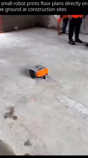 TechPulseHQ on Instagram: "Meet the compact robot that’s quietly transforming construction. Instead of workers marking floors by hand with chalk and tape, this machine prints full layouts directly onto the ground — walls, doors, corners, everything. By automating the layout stage, it cuts human error, saves hours of work, and guarantees precision down to the millimeter. It’s a blend of engineering and automation that makes building faster, safer, and more efficient. What looks like a simple tool