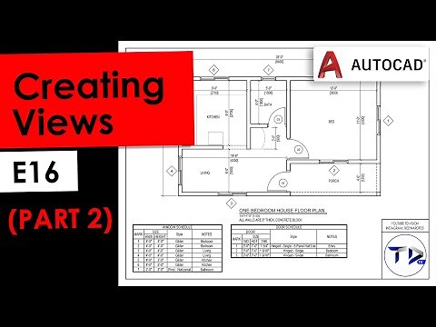 CREATING VIEWS (Part 2) in AutoCAD Architecture 2023