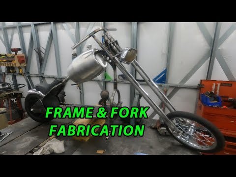 Mini Chopper Build Pt. 5 Frame and Fork Fab