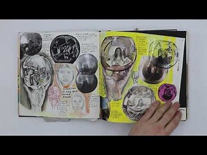 A Level Art Sketchbook: 88 Drawings based on the theme of ‘Reflection’
