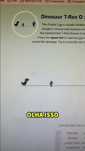 O jogo do dinossauro do Chrome tem uma versão completa que ninguém te contou
