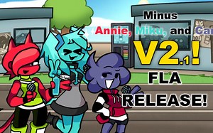 久违的Minus版！FNF优质模组Minus Annie, Miku, and Carol (V2 RELEASE!)