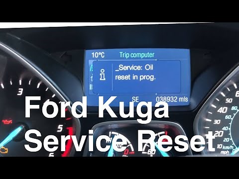 How to Reset Your Ford Kuga Oil Service Light (Easy DIY)