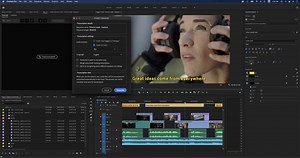 Adobe Premiere Pro now has AI speech recognition for automatic subtitle creation