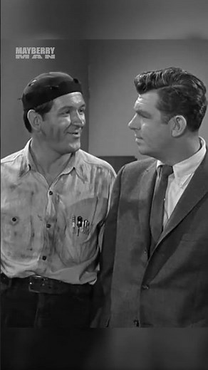 Goober Takes a Car Apart #theandygriffithshow #donknotts #classictv