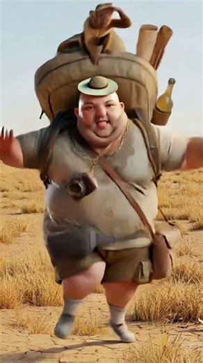 The Savanna Solo: Heavy Backpack Boogie - Dance #viral #viralshorts #dance