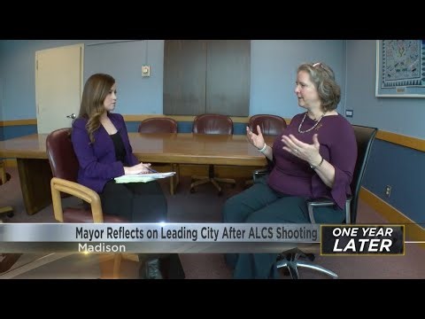 Madison mayor reflects on leading city 1 year after ALCS shooting