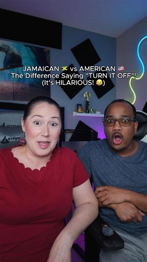 JAMAICAN 🇯🇲 vs AMERICAN 🇺🇸 The Difference Saying "TURN IT OFF"! (It's HILARIOUS! 😂) @LamarMK