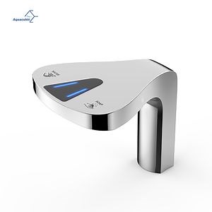 [Hot Item] Aquacubic Intelligent Sensor Faucet with Soap Dispenser Double Control Faucet for Bathroom Hotel