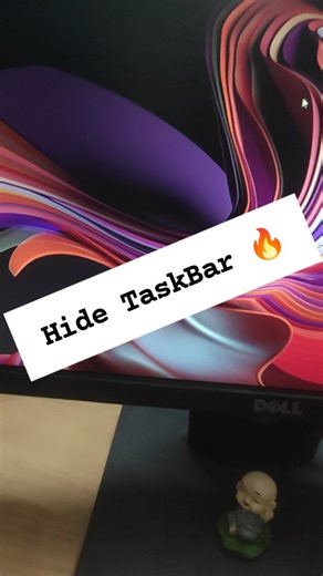Raj Vardhan Singh | Secure2Cyber on Instagram: "Hide TaskBar 🔥| Day-0490 | Windows Tips window #techreels #reel #short #windows11tips #windows11 #windowsshortcut #secure2cyber"