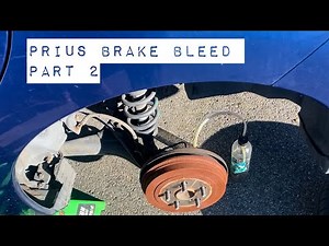 Prius Brake Bleed No Scan Tool Part 2