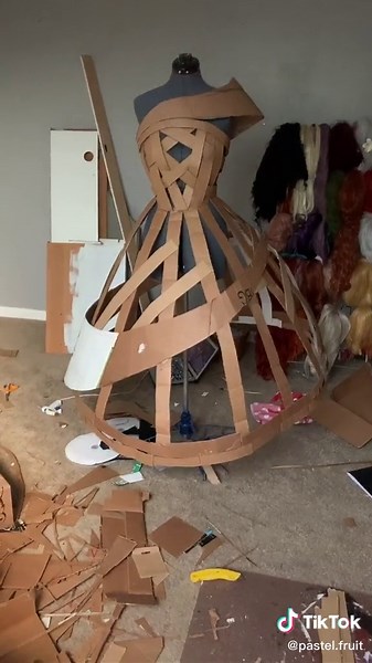 Creative Cardboard Dress Ideas