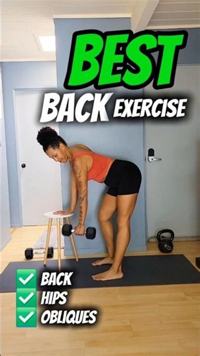 This 3 Point Row Targets Your Back Better Than Regular Rows #BackExercises #GymTrick #Fitness