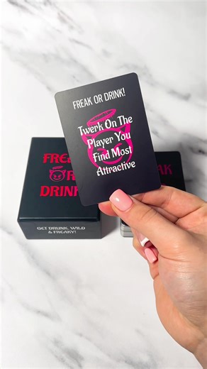 Naughty Freak or Drink Card Game for Wild Nights with Friends