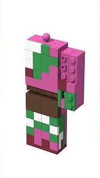 Build Zombie Pigman Minecraft With Lego #lego #minecraft #pigman #incredibox #build