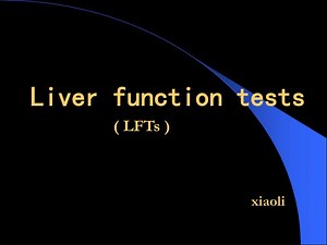 Liver function tests - SlideServe