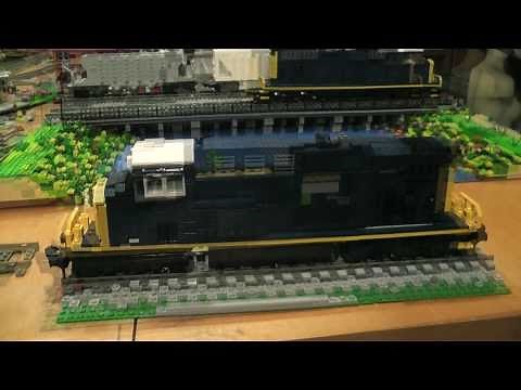 (HD) LEGO CSX ES44AC My own creation