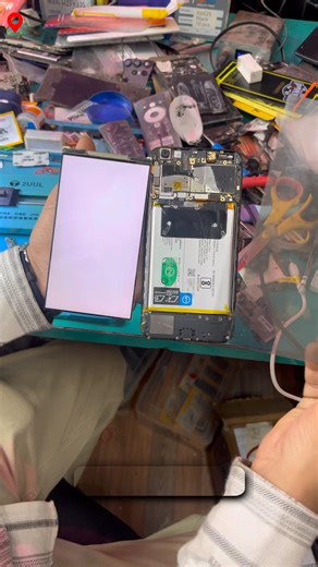 White Display Problem Fix Jadu Nahi Science hai #kaifmobile #displayrepair #jadu #whitedisplay