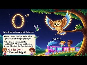 O is for Owl | Owl Story | Learn Alphabet O for Kids | Phonics Song & ABC Learning| #rymes Time