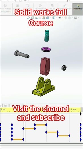 SolidWorks Machinist Jack | Assembly + Motion #automobile