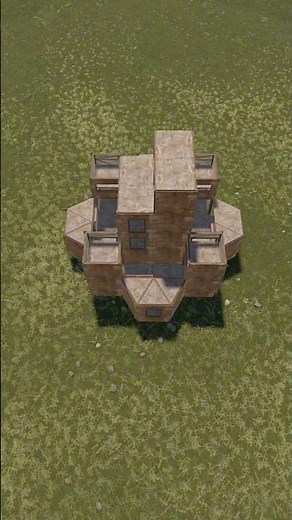 UNRAIDABLE 2x2 BASE?! 😱 INSANE DEFENSE #rust #rustgame #shorts #rustbase