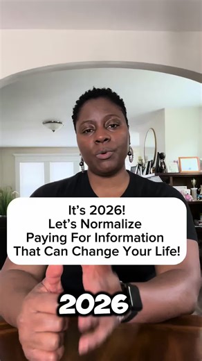 It’s 2026. Let’s normalize paying for information that can change your life. Sometimes you’re not paying for information. You’re paying for the resume. The years of experience. The mistakes. The lessons. The results. Consultants have businesses too. This is our livelihood, just like you’re building yours. I love sharing value and educating for free and I will always do that. But at some point, deeper access, structured tools, and proven systems are paid. If you want transformation, clarity, and 