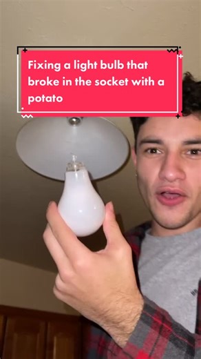 How to Fix a Broken Lightbulb in a Socket Using a Potato