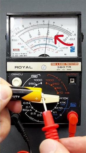 Analog Multimetre Kullanımı: Basit Adımlarla Elektroniği Keşfedin! #elektronik #diy