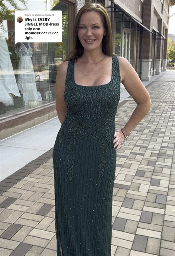 Replying to @Vicki we do still have plenty to show that aren’t one shoulder! Here’s a little anti- one shoulder inspo video 😉💫 #motherofthebride #motherofthegroom #motherofthebridedress